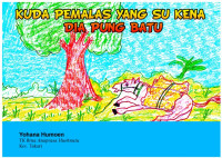 Image of (E) KUDA PEMALAS YANG SU KENA DIA PUNG BATU