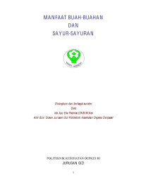 Image of (E) MANFAAT BUAH-BUAHAN DAN SAYUR-SAYURAN