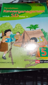 Image of Pendidikan Kewarganegaraan Untuk SD kelas v